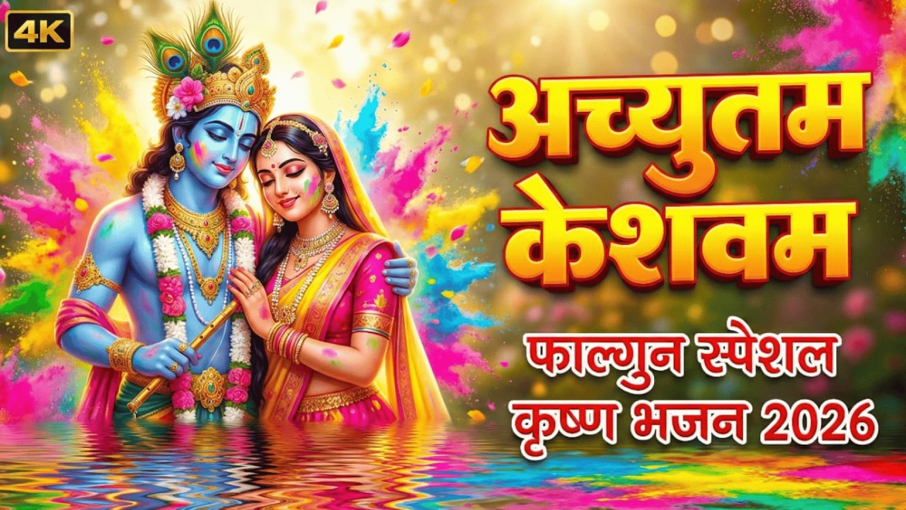 Achyutam Keshavam Krishna Damodaram | Morning Krishna Bhajan | Special Bhakti Song 2026