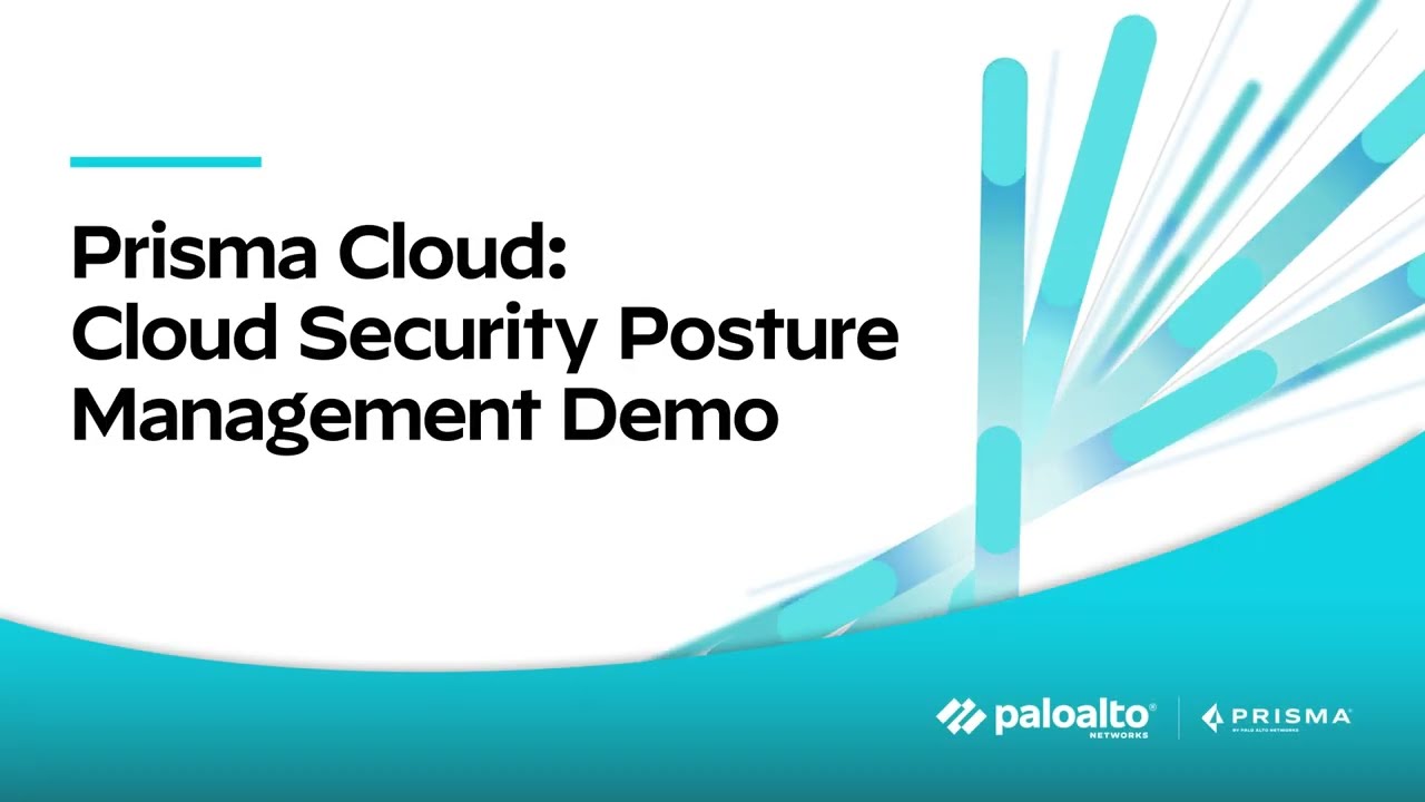 Prisma Cloud: Cloud Security Posture Management Demo