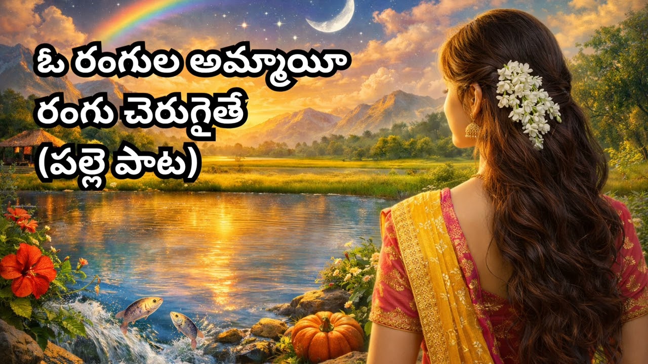 ఓ రంగుల అమ్మాయీ | Telugu Village Melody | Emotional Folk Song | Nature Love Theme