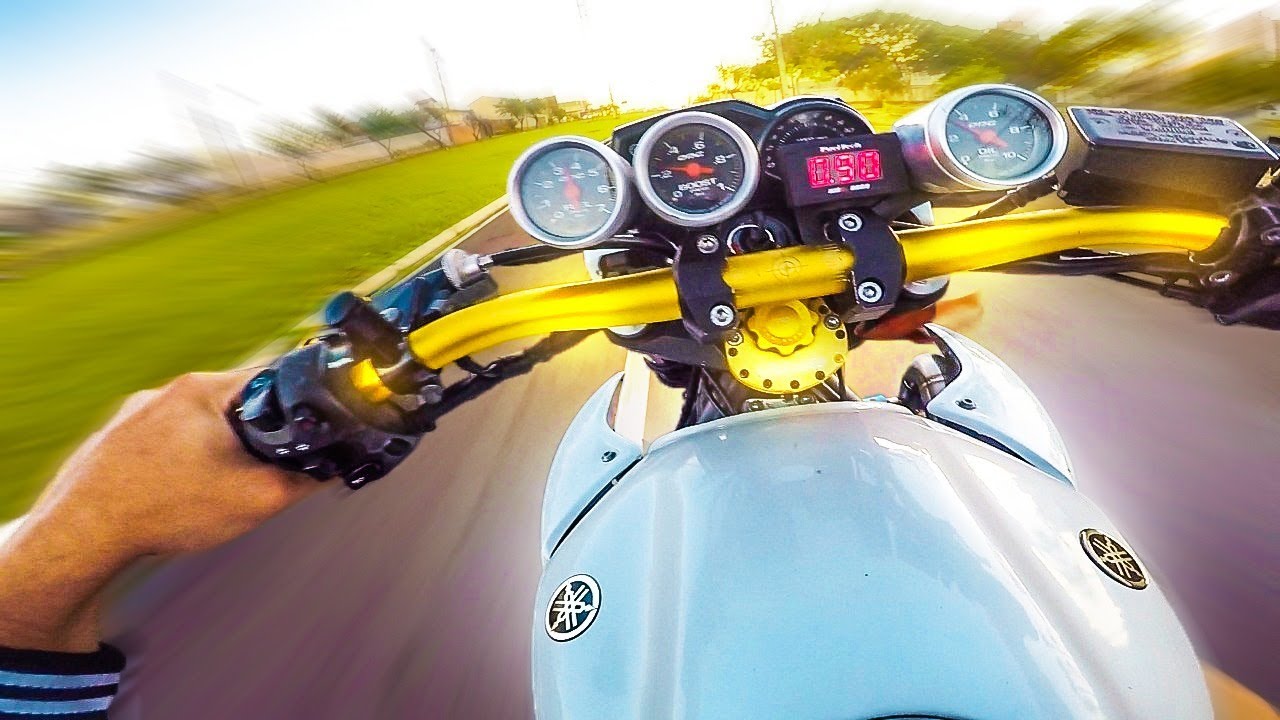 ANDANDO NA MINHA XJ6 TURBO NA RUA *ficou muito forte*