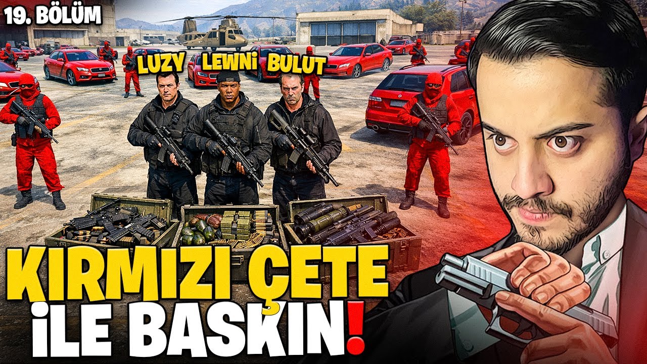 KIRMIZI ÇETE İLE ASKERİYEYİ SOYMAYA GİTTİK! (SINIRSIZ CEPHANE) Gta Online 19. Bölüm