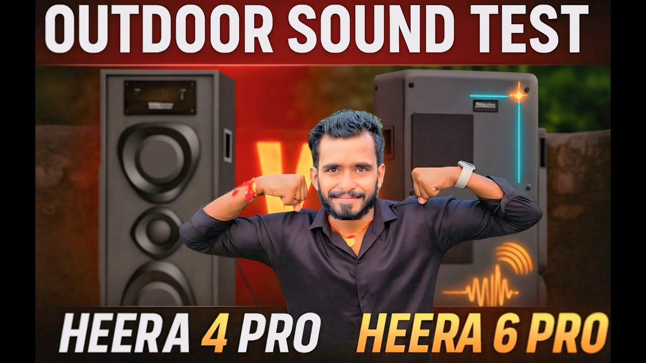 @Flowbeats Heera 6 Pro vs Heera 4 Pro 🔥 Outdoor Testing | Loudest Tower Speaker Challenge