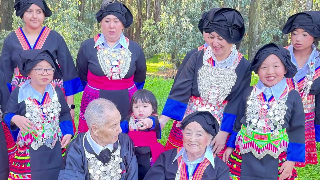 Family pictures at park