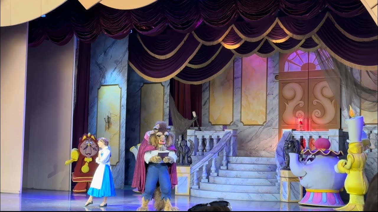 Beauty and the Beast Live on Stage POV Beauty and the Beast Show Hollywood Studios Disney 2024