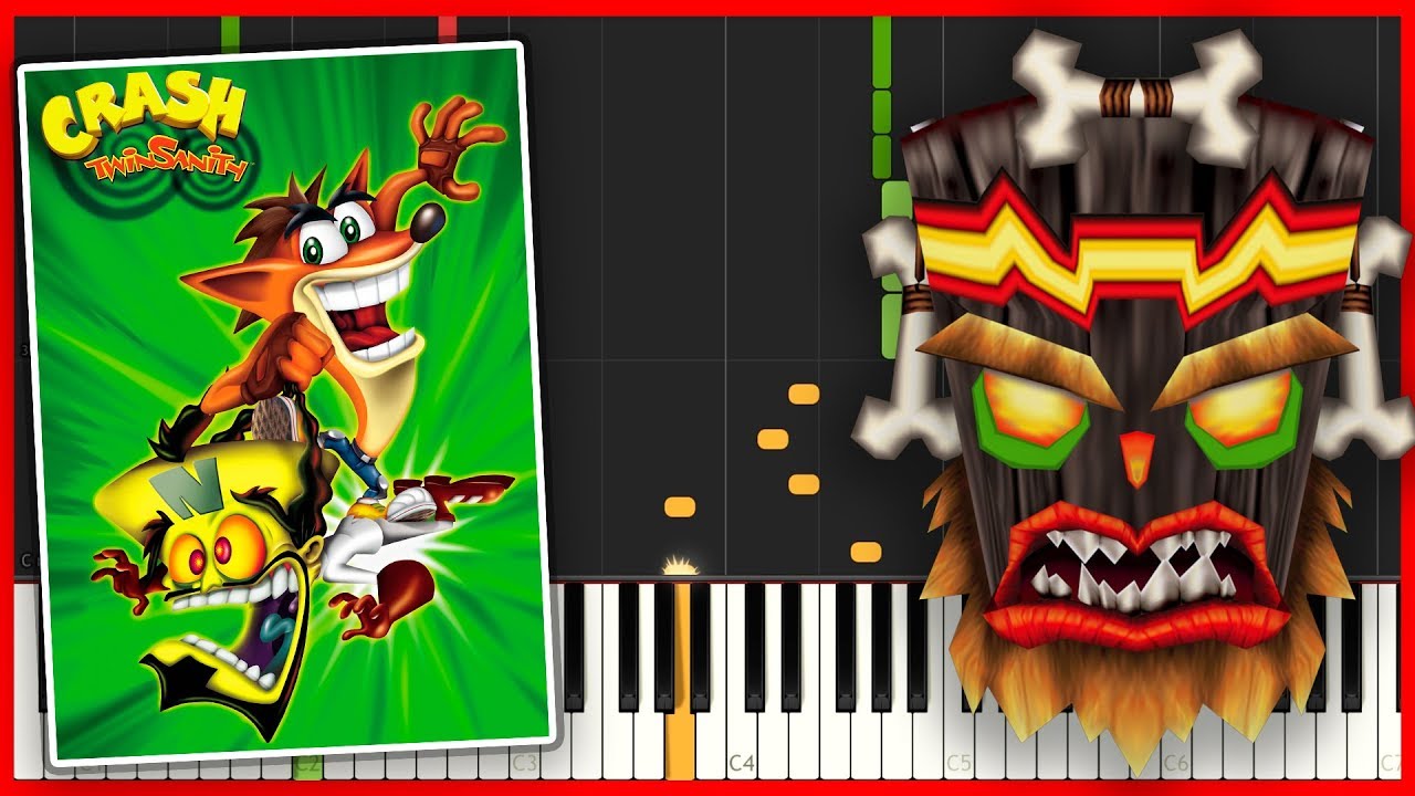 Uka Uka Boss OST - Crash Twinsanity - Piano Tutorial [Synthesia♫] クラッシュ・バンディクー5 え〜っ クラッシュとコルテックスの野望