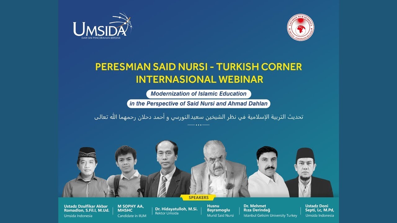 Peresmian Said Nursi - Turkish Corner dan Internasional Webinar