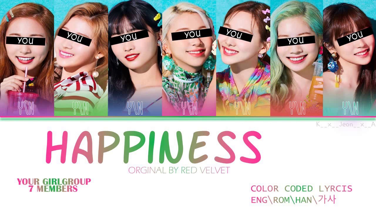 HAPPINESS Your Girl group (7 members) Orginal-Red Velvet