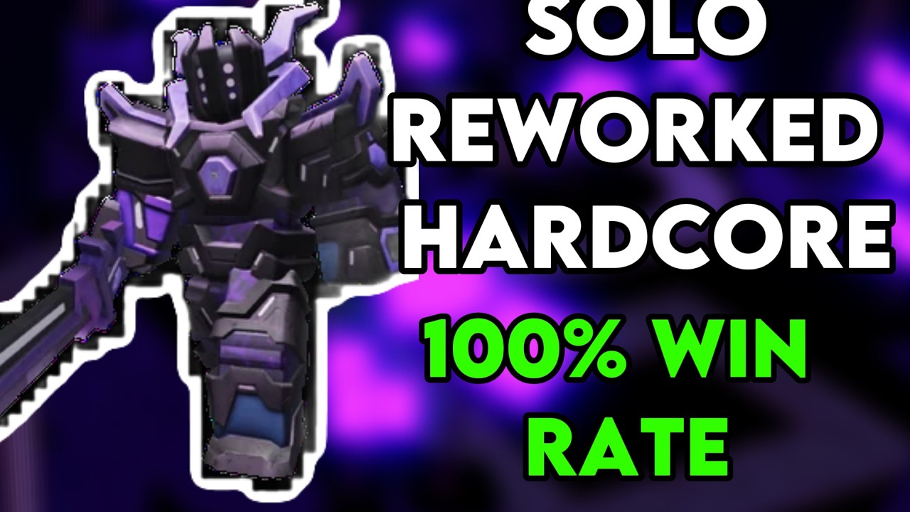 NEW SOLO HARDCORE REWORK WITH NO EVENT TOWER! GET ACHIEVEMENTS EASY  | TDS tower defense simulator