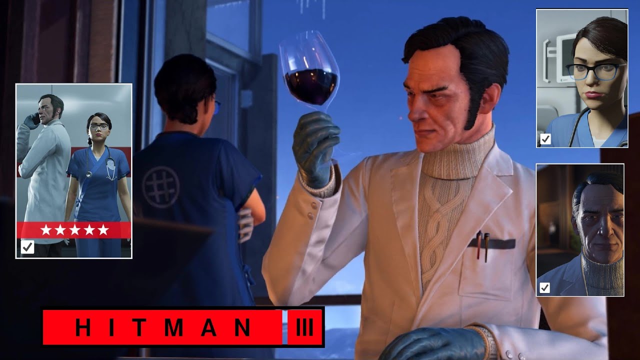 Hitman 3 - Les Chirurgiens - Cible Fugitive / Pawel Frydel & Akane Akenawa Assassin Silencieux