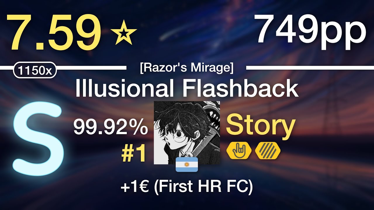 7.59⭐Story | Yunosuke - Illusional Flashback [Razor's Mirage] +HDHR #1 749pp 99.92% FC