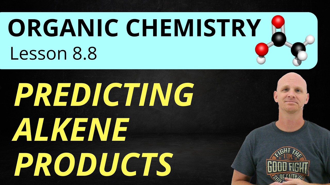 Predicting Alkene Reactions: Markovnikov, Stereoselectivity & Chiral Centers | Organic Chemistry 8.8