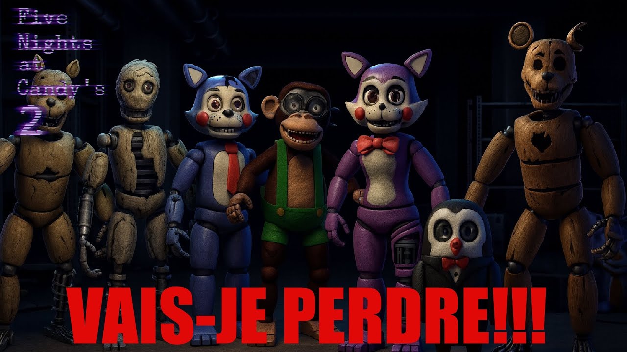 JE TENTE DE FINIR FNAC 2 SANS PERDRE UNE SEUL FOIT!!!| FIVE NIGHTS AT CANDY'S 2