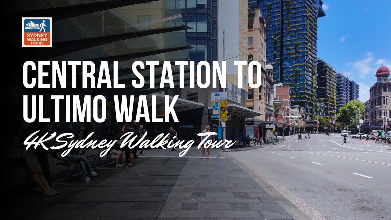 Sydney Walk: Central Station to Ultimo — Harris & Wattle Street Journey in 4K