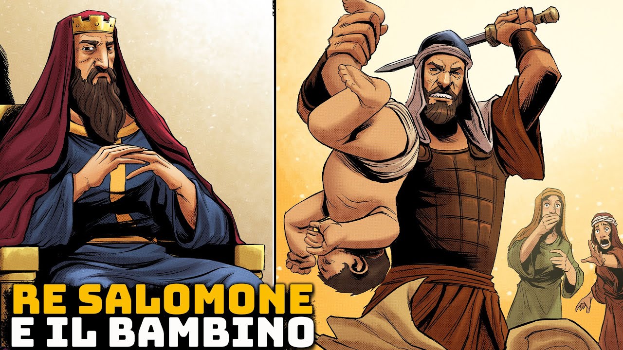 Re Salomone e le Due Madri - Il Sapienza Divina - Racconti Biblici - Storia e Mitologia Illustrate