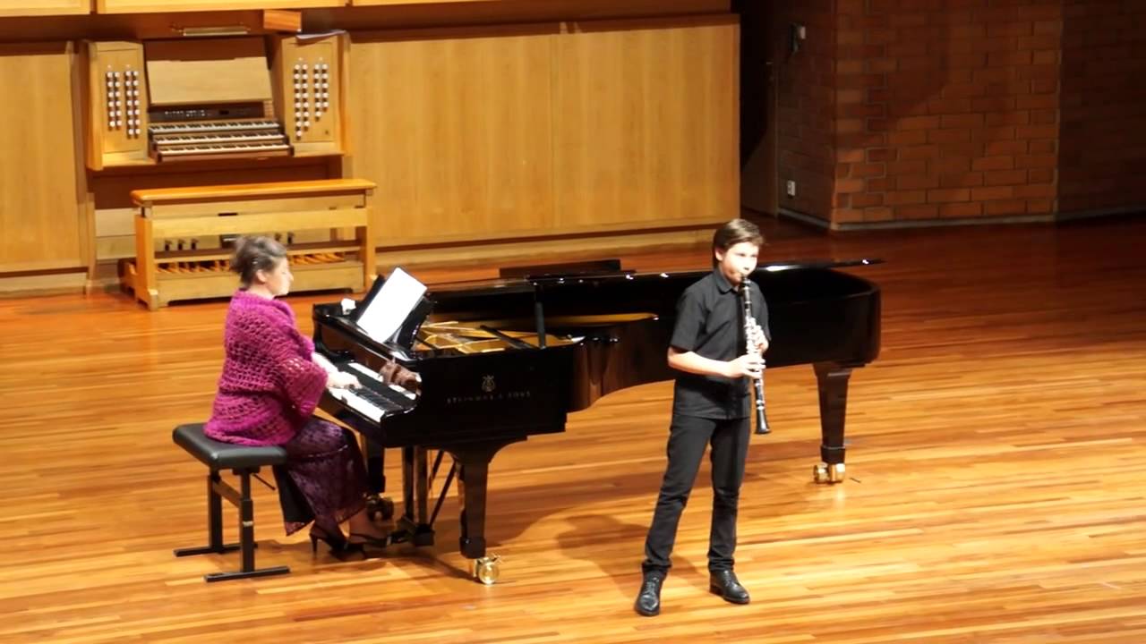 Daniel Ivanov, 12 years old. Carl Stamitz, clarinet conserto no. 3, 1st movement