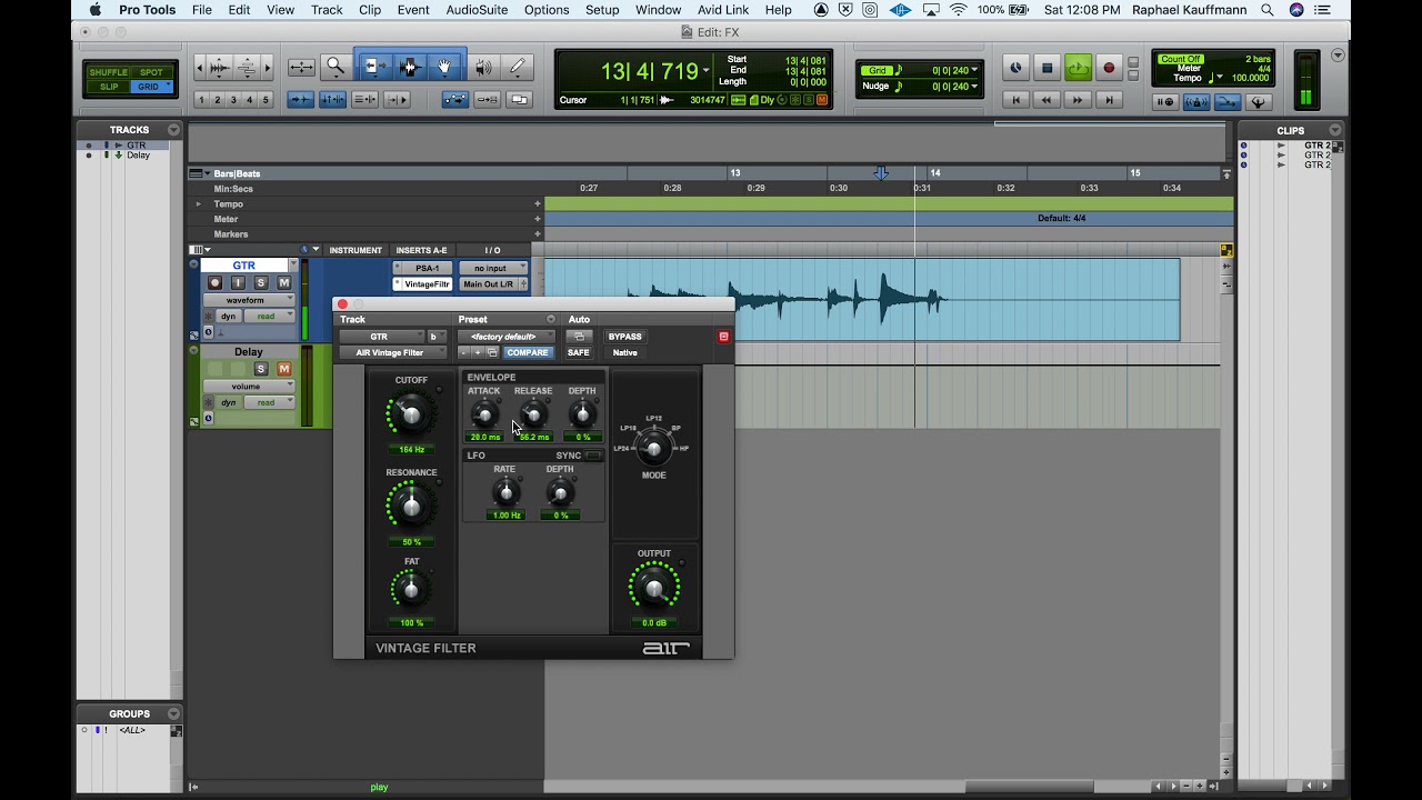 Pro Tools - Effects Automation Intro