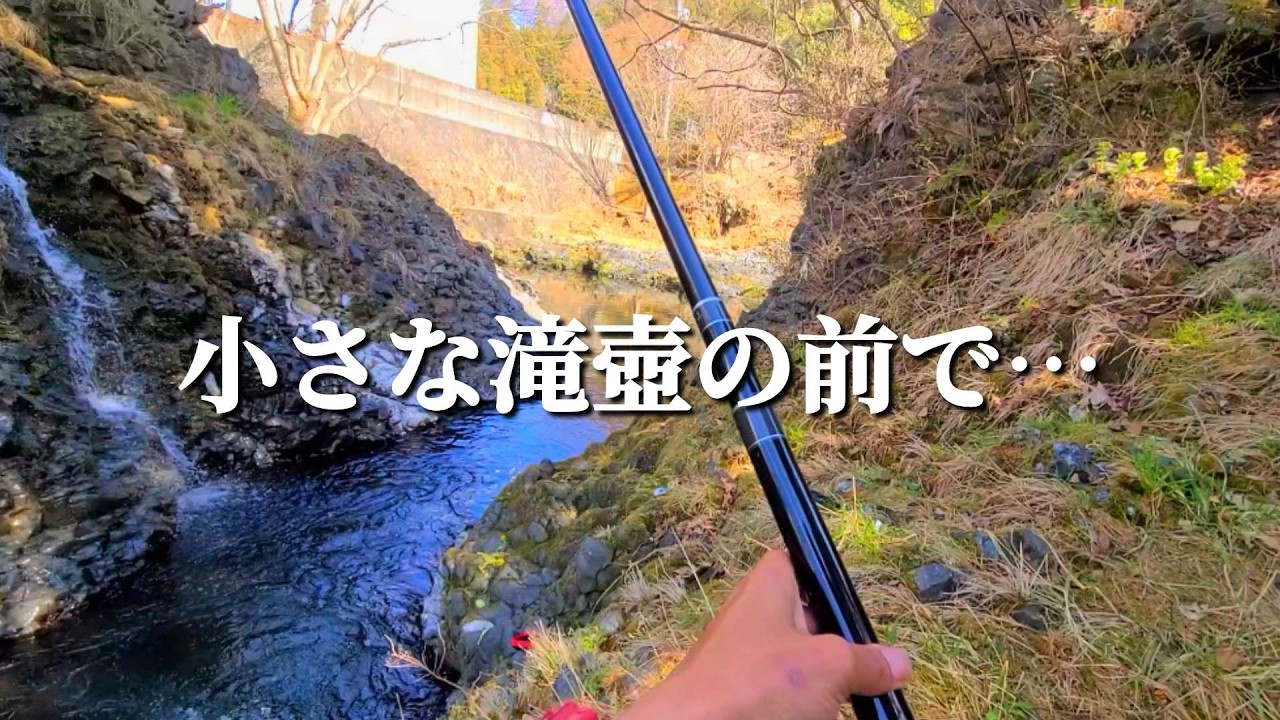 【喰った！】強烈なパワーの大物が掛かった【渓流釣り】【渓流餌釣り】