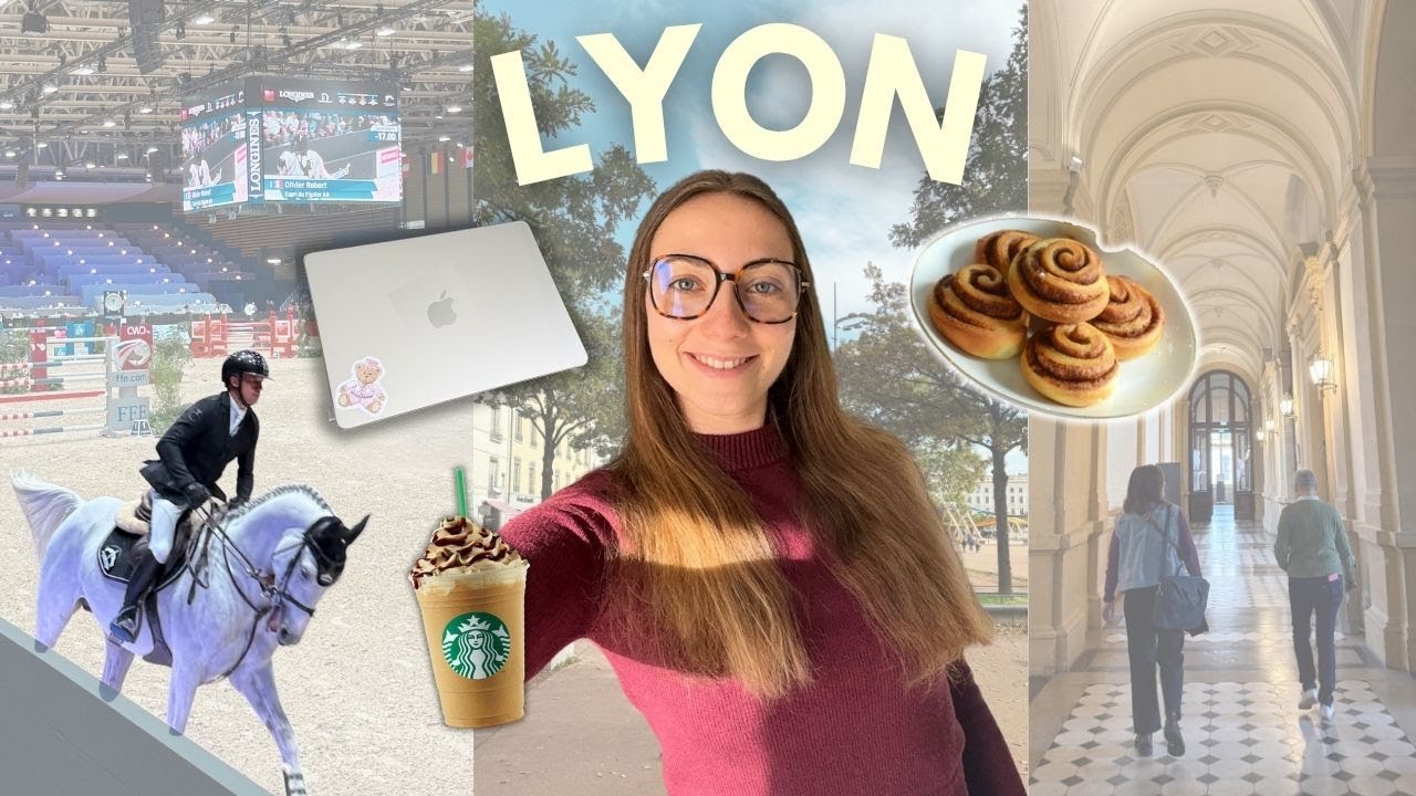 UNE SEMAINE DANS MA VIE D'ÉTUDIANTE À LYON (ÉquitaLyon, Stage, Shopping...)