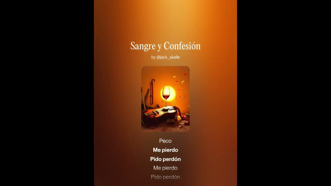 sangre y confesion