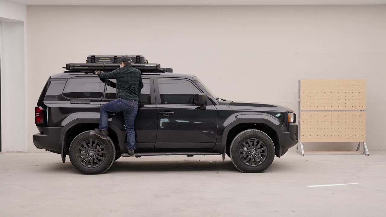 M’linkX Roof Rack Platform:Switch Your Setup in Seconds #roofrack#quickrelease#weekendwarrior