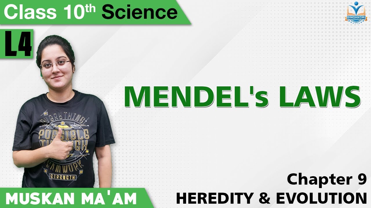 Science 10th | 🔥MENDEL' LAWS🔥| Ch 9 HEREDITY & EVOLUTION | CBSE  2021-22 | 40/40 | Term 2 CBSE
