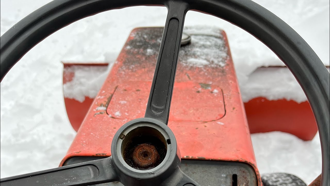 Plowing the First Snow of 2023 with Antique Gravely Tractors
