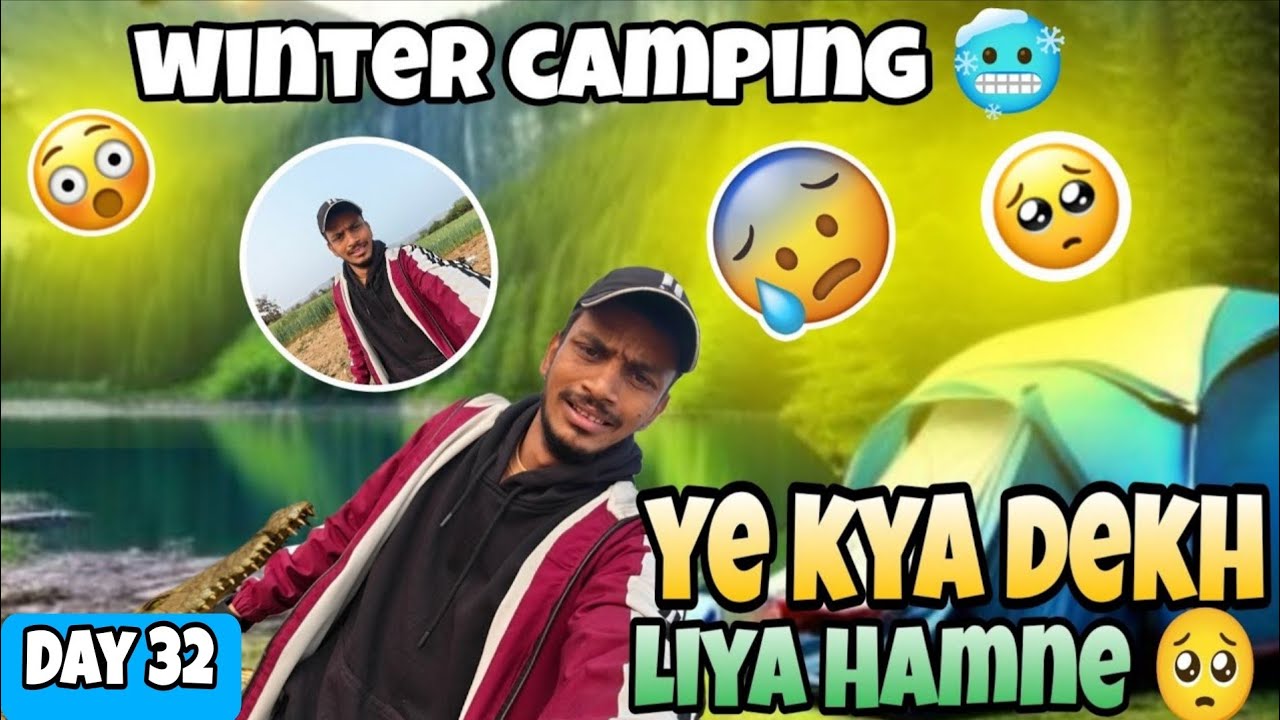 Camping with 🥶Friends cooking delicious food camping meye kya dekh Liya Hamne 🐊 🥺
