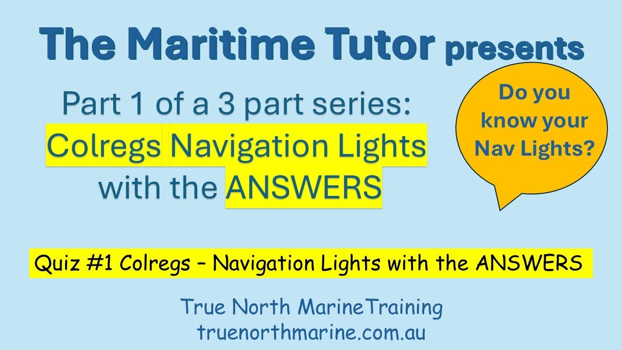20 Navigation Lights You Must Know #1 with ANSWERS