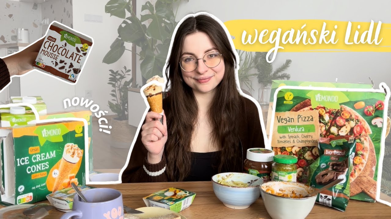 TEST WEGAŃSKIEGO LIDLA #VEGANUARY | wegańskie rożki 🌱