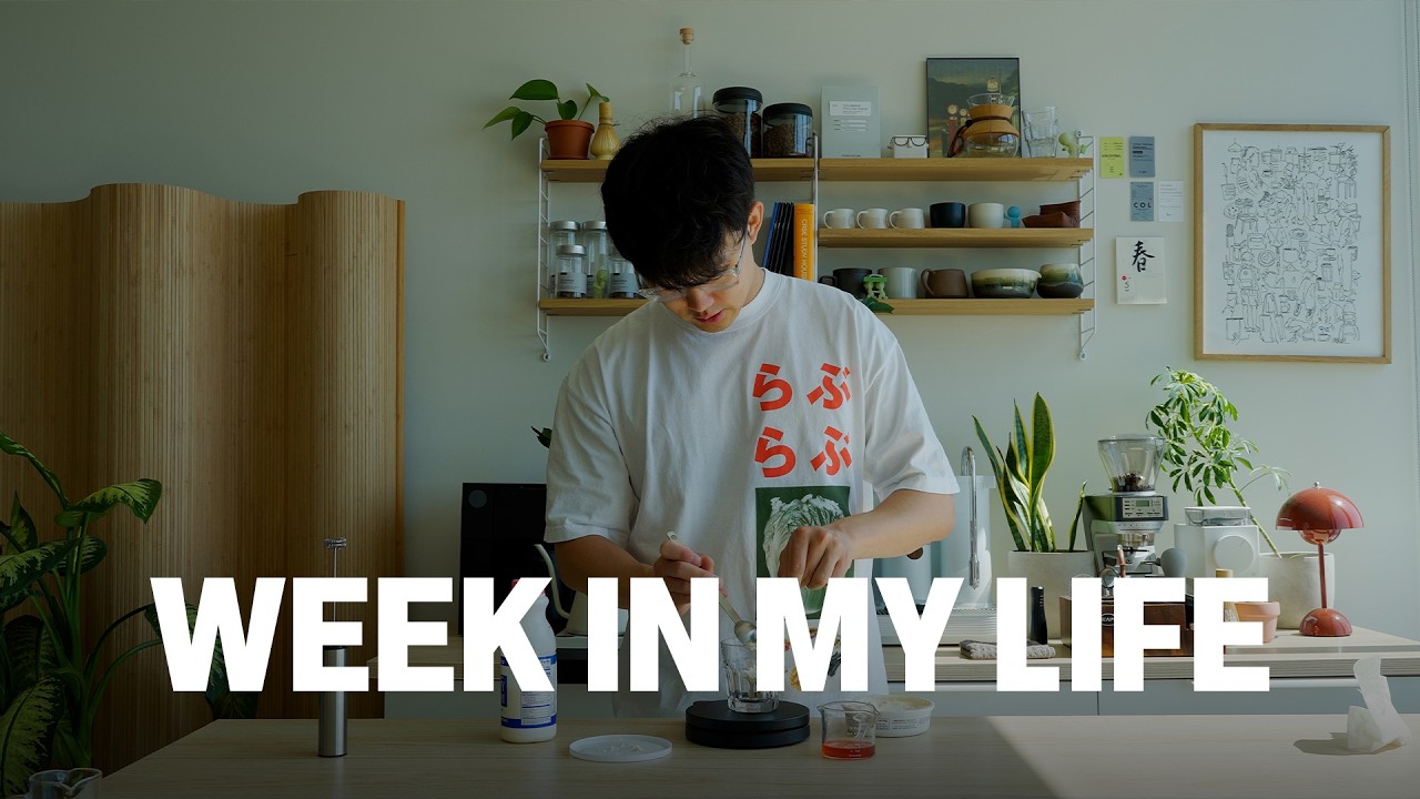 a productive week in my life as a home barista