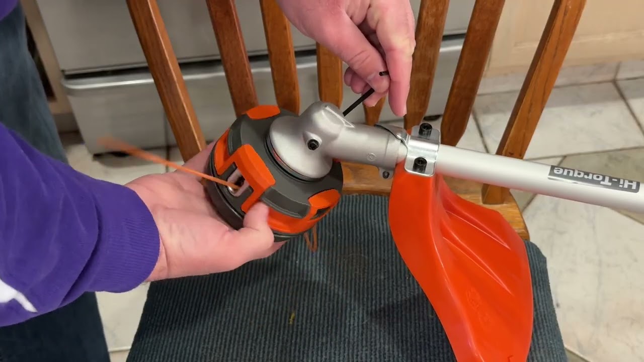 Swapping out trimmer head on a Husqvarna 330LK