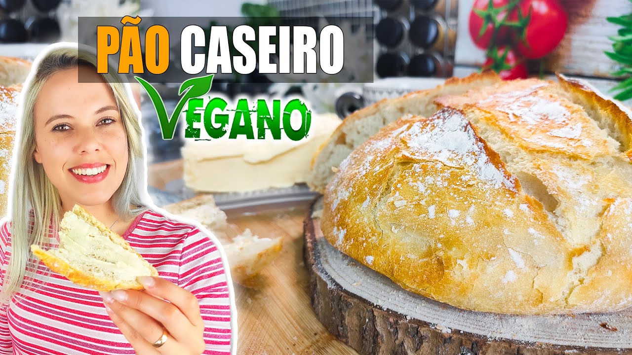 PÃO CASEIRO FÁCIL | VEGANO