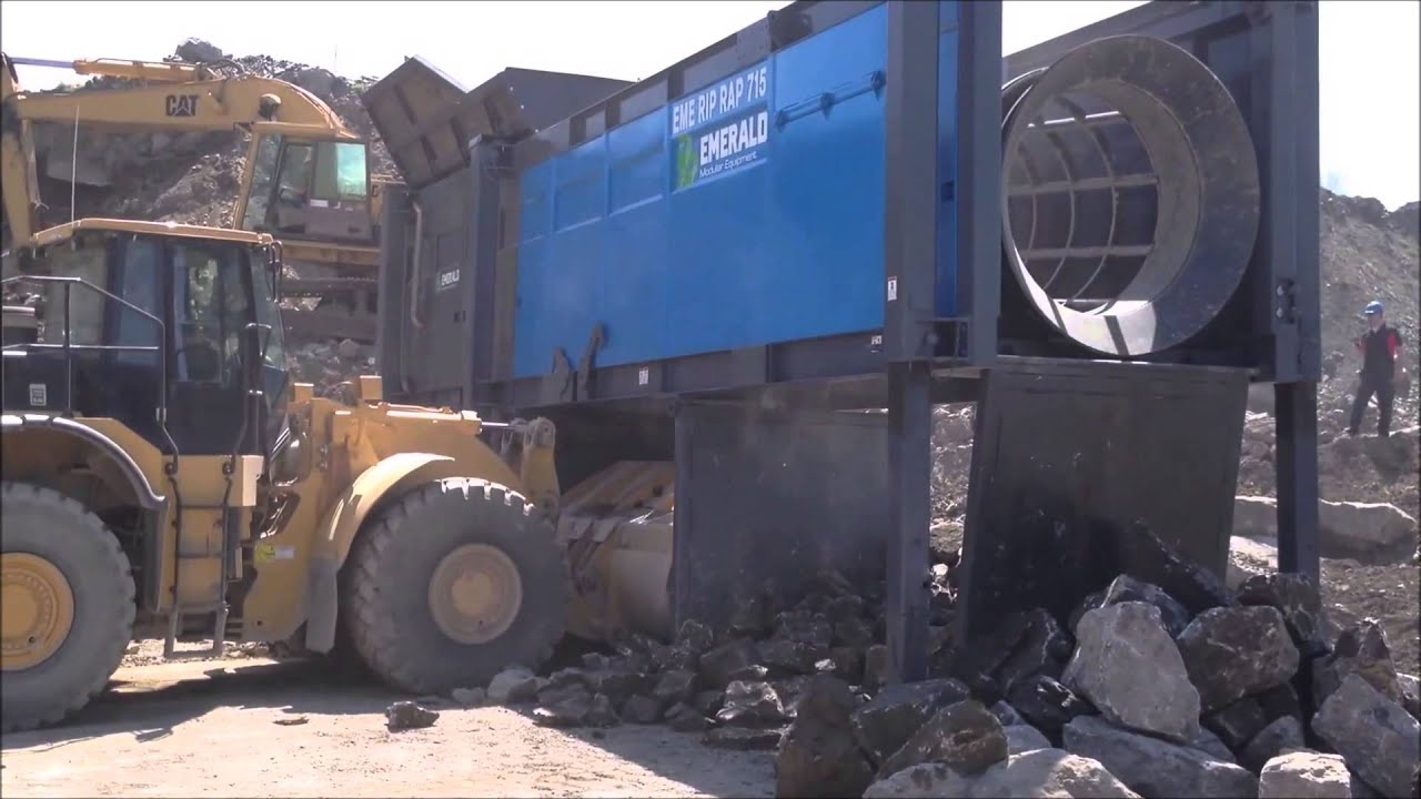 Trommel Screen - M615 Heavy Duty Modular in Operation