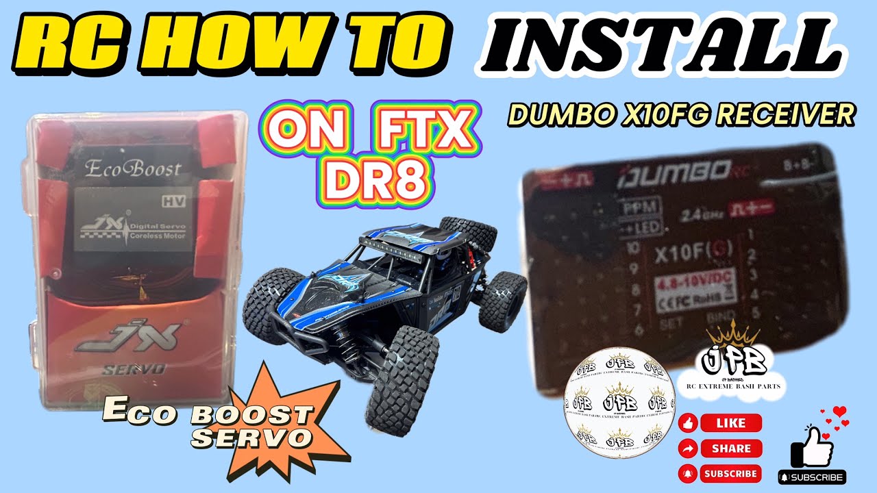 RC How To Install Part 2 Servo & Receiver on FTX DR8 #howto #rchobby #ftx