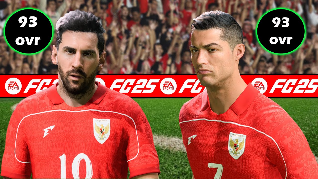 SAYA NATURALISASI PRIME MESSI DAN RONALDO KE TIMNAS INDONESIA
