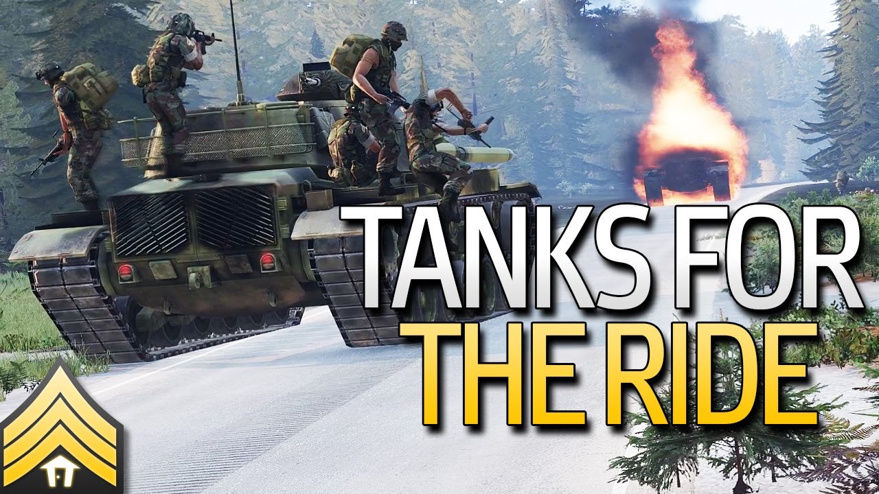 Arma 3 60fps - Tanks for the ride