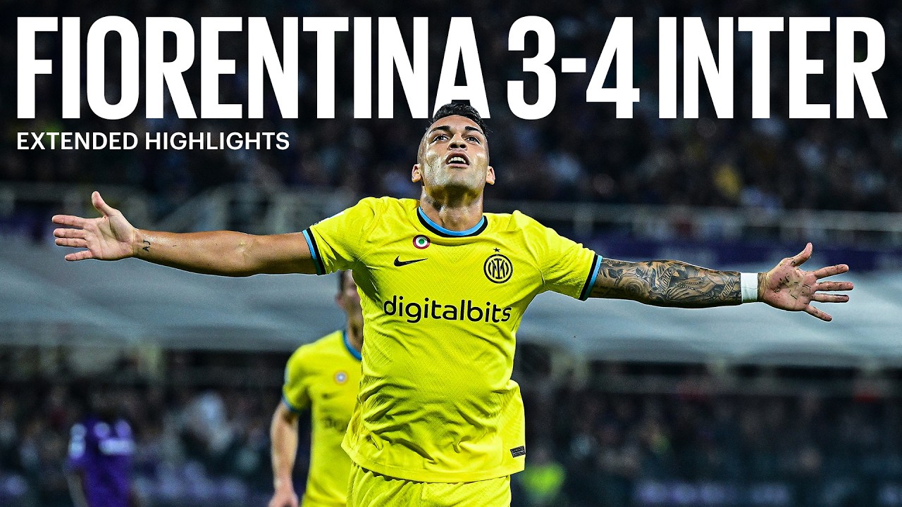 DECISA ALL’ULTIMO SECONDO ⏱️ | FIORENTINA 3-4 INTER | EXTENDED HIGHLIGHTS