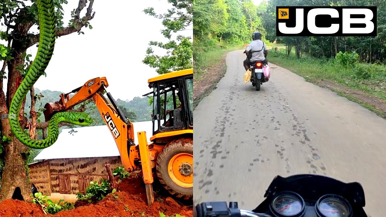 JCB long driving  |  in mud Indian machine JCB video  |  # | jcbvstractor