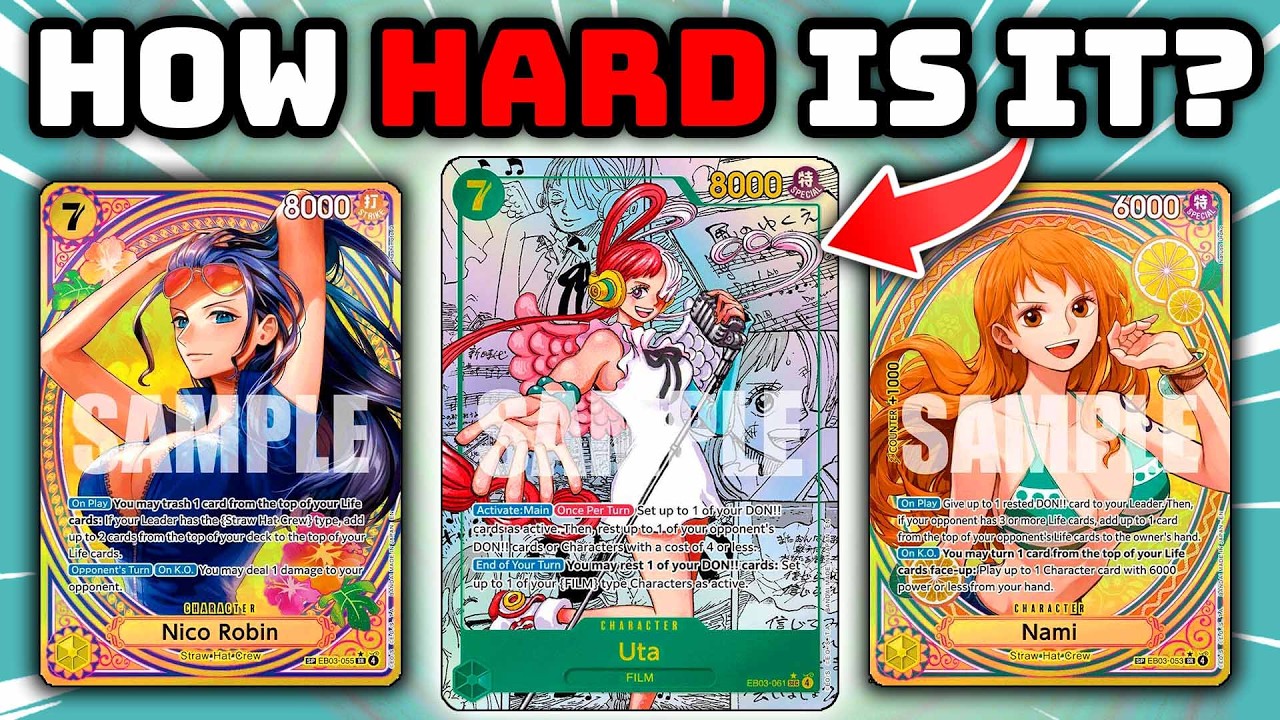 Насколько СЛОЖНО вытащить SP/мангу в EB-03? (One Piece TCG: Heroines Edition)