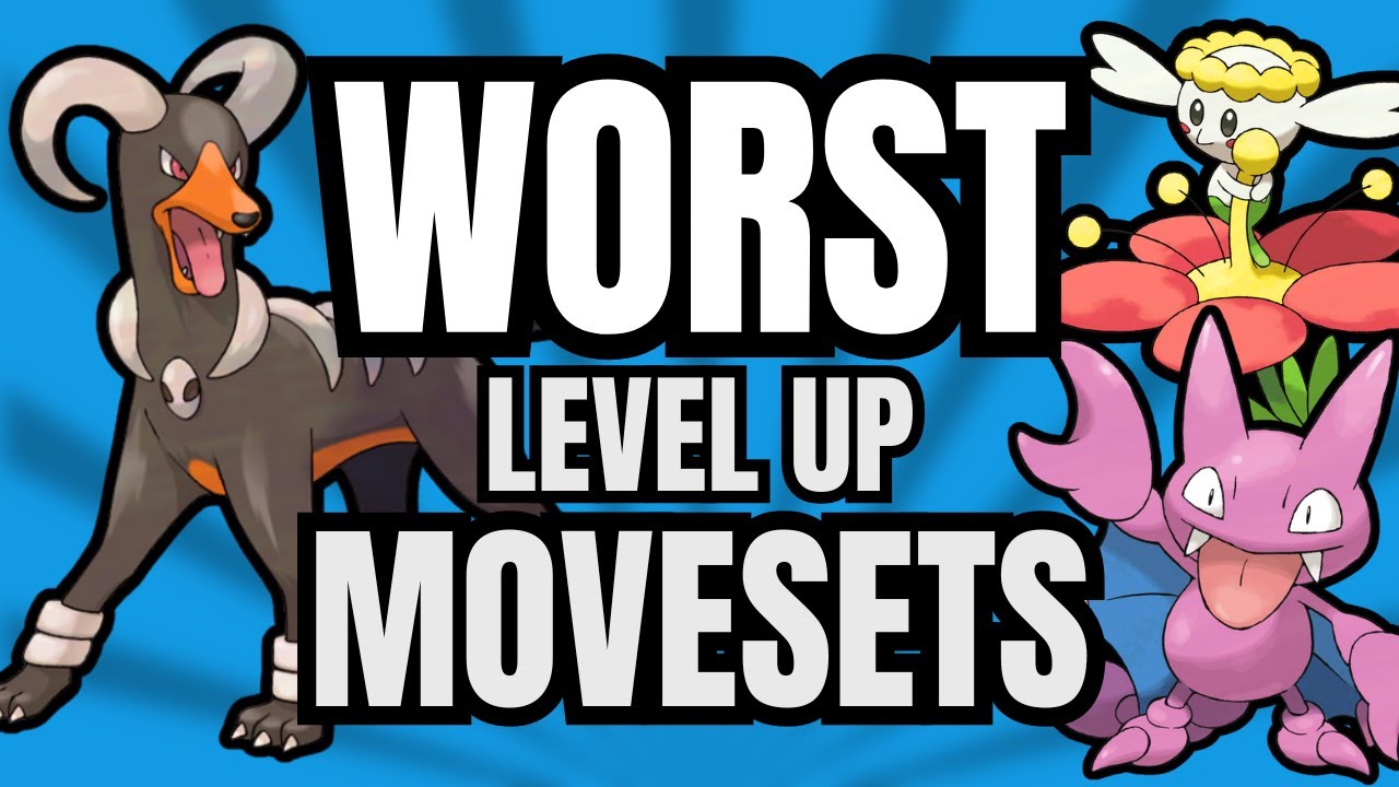 The Worst Level-up Movesets In Pokemon