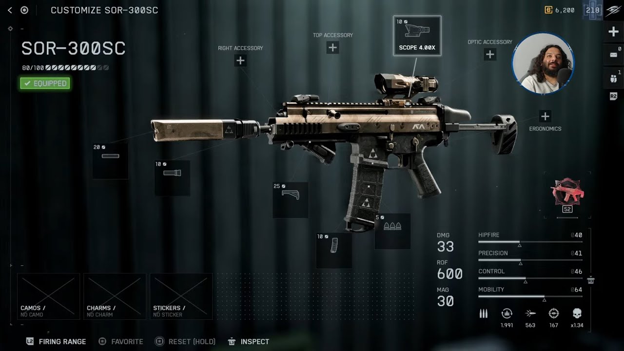 Battlefield 6 live.  Chill Weapon Grind - SOR-300SC