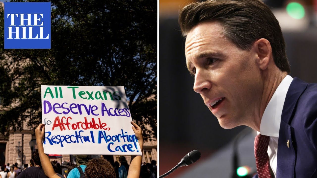 'Radical PRO-DEATH legislation': Hawley slams Democrats' position on abortion