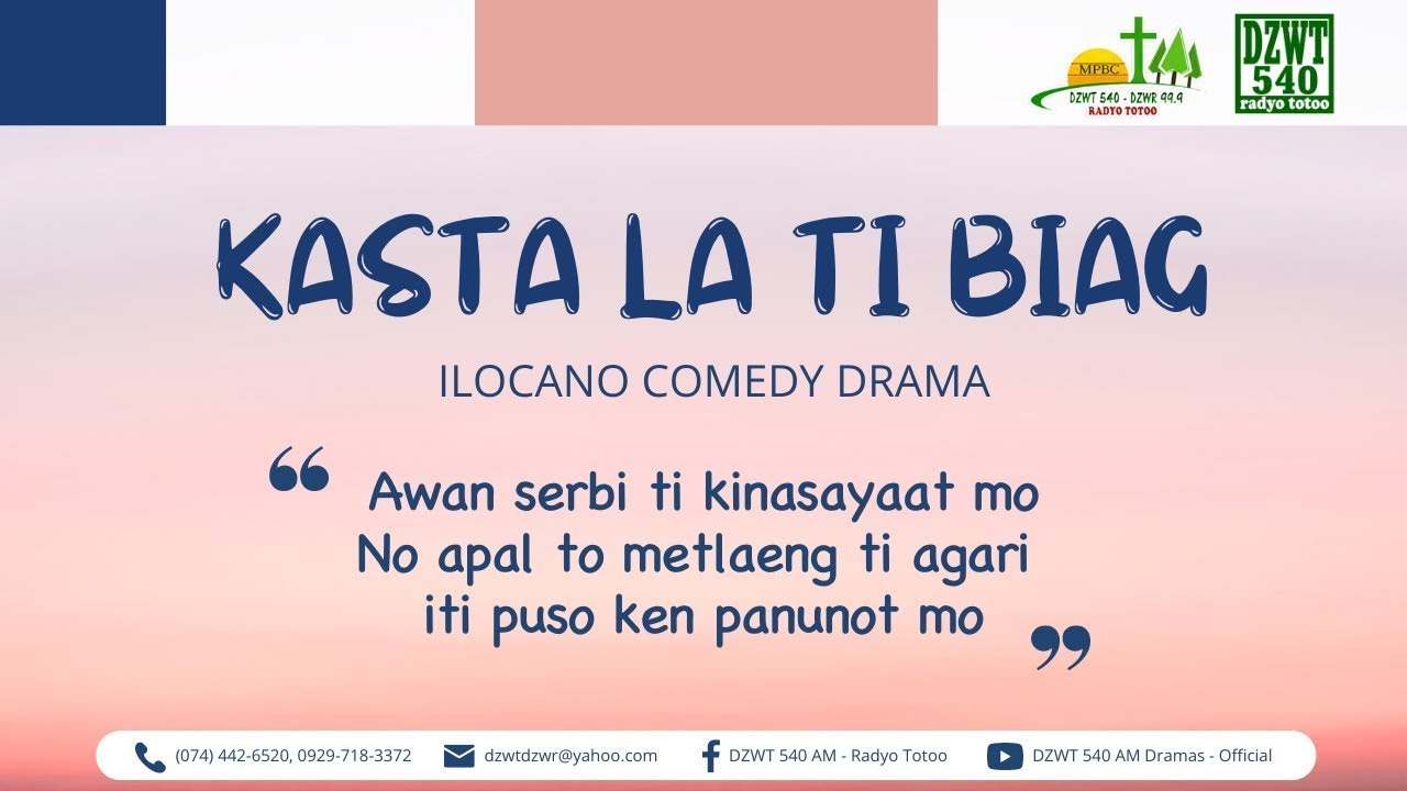 Kasta la ti Biag - May 25, 2024 #IlocanoComedyDrama