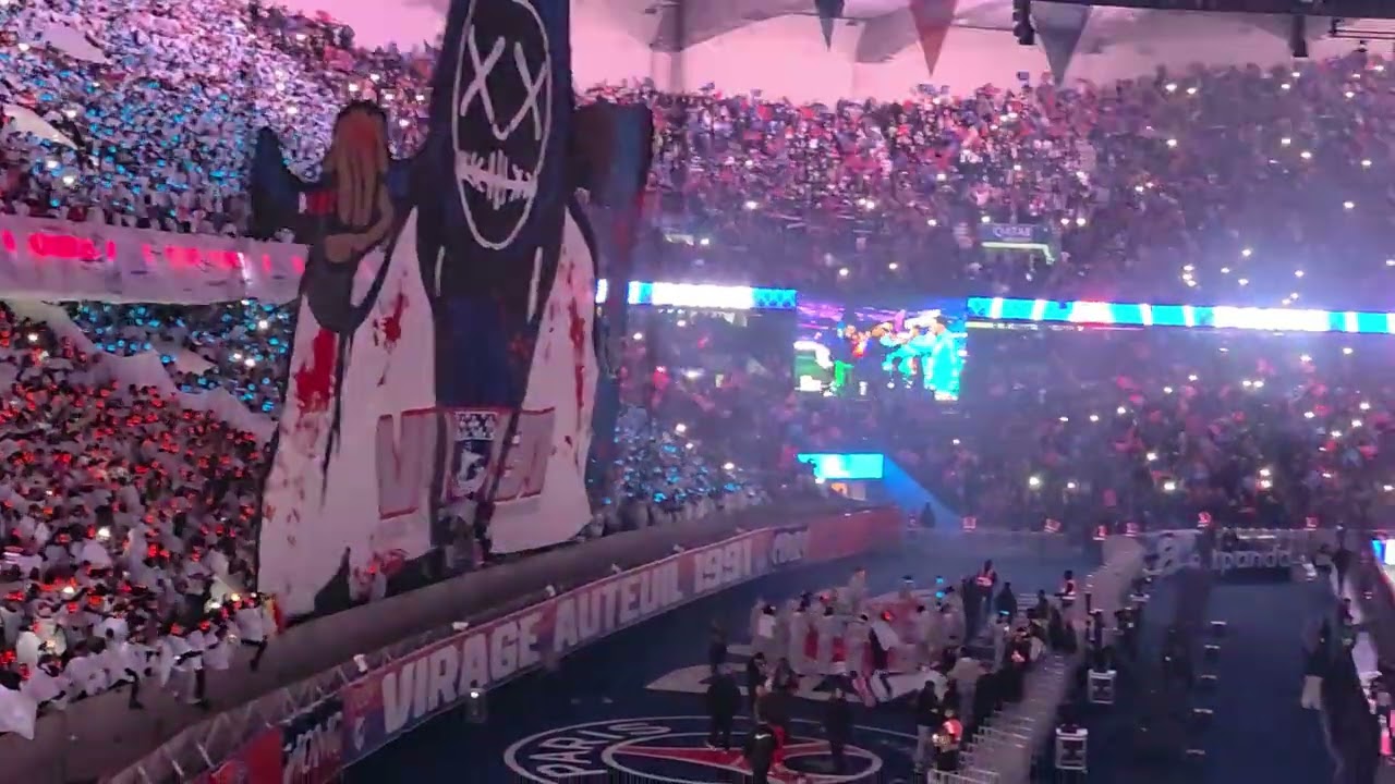 PSG - OM : tifo