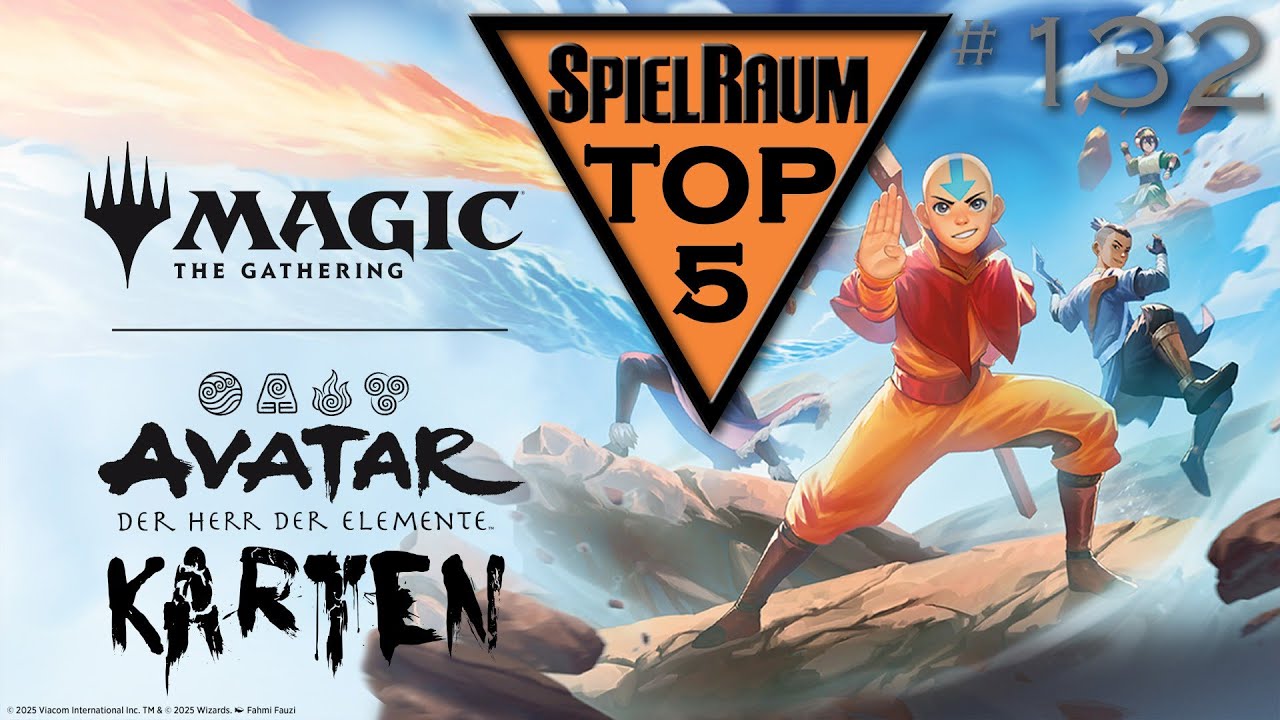 SpielRaum Top 5 - Avatar: Der Herr der Elemente Karten [Deutsch]
