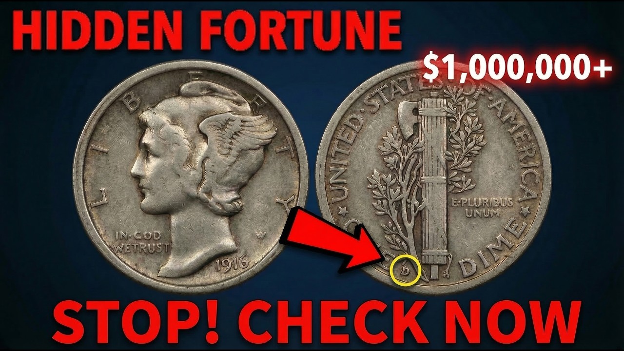 Every 1916-D Mercury Dime Worth $100,000+? Key Date Coin You Must Check! | Mint Mystery