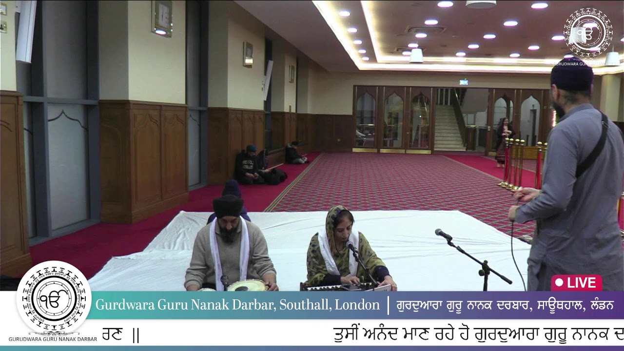 LIVE Gurdwara Guru Nanak Darbar Southall London UK