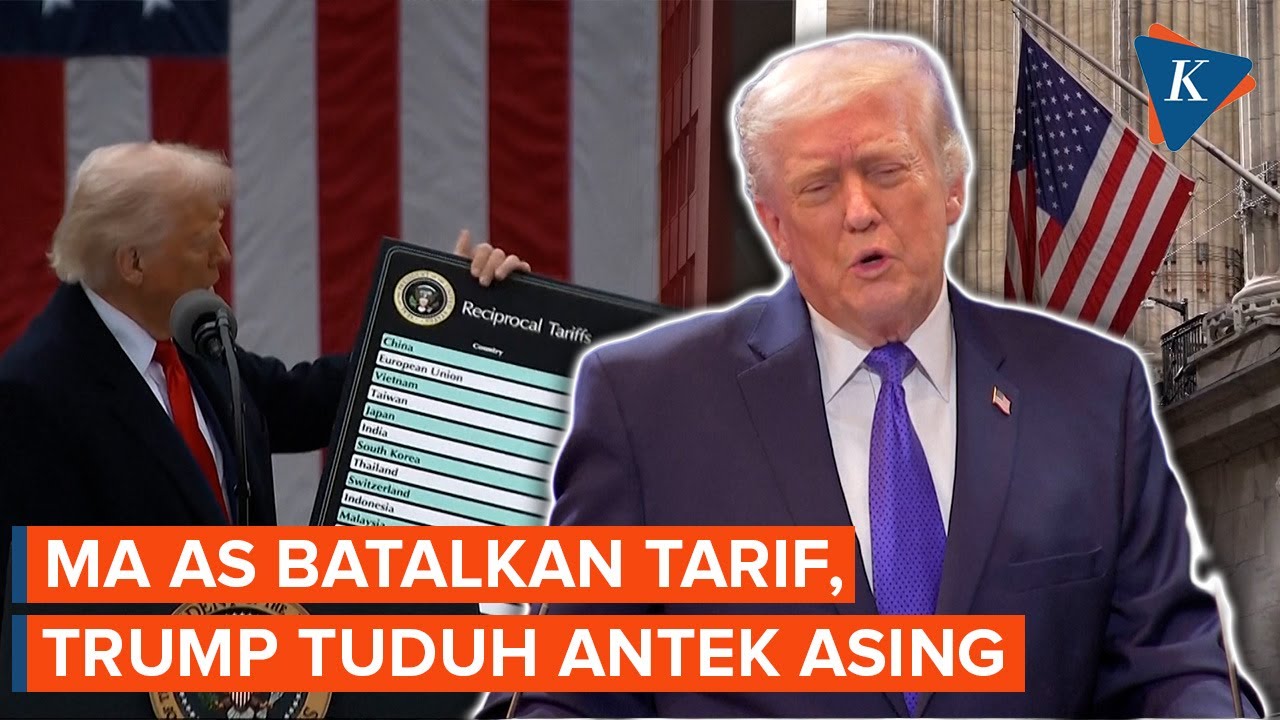 Trump Kecam Hakim MA AS yang Batalkan Kebijakan Tarif, Tuduh Dipengaruhi Asing