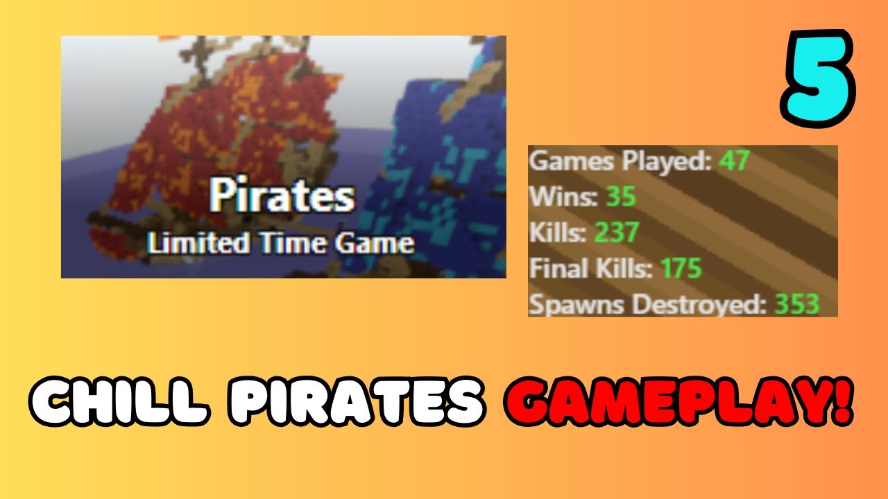 Bloxd.io pirates: Grinding to get 100 wins with viewers! (5)