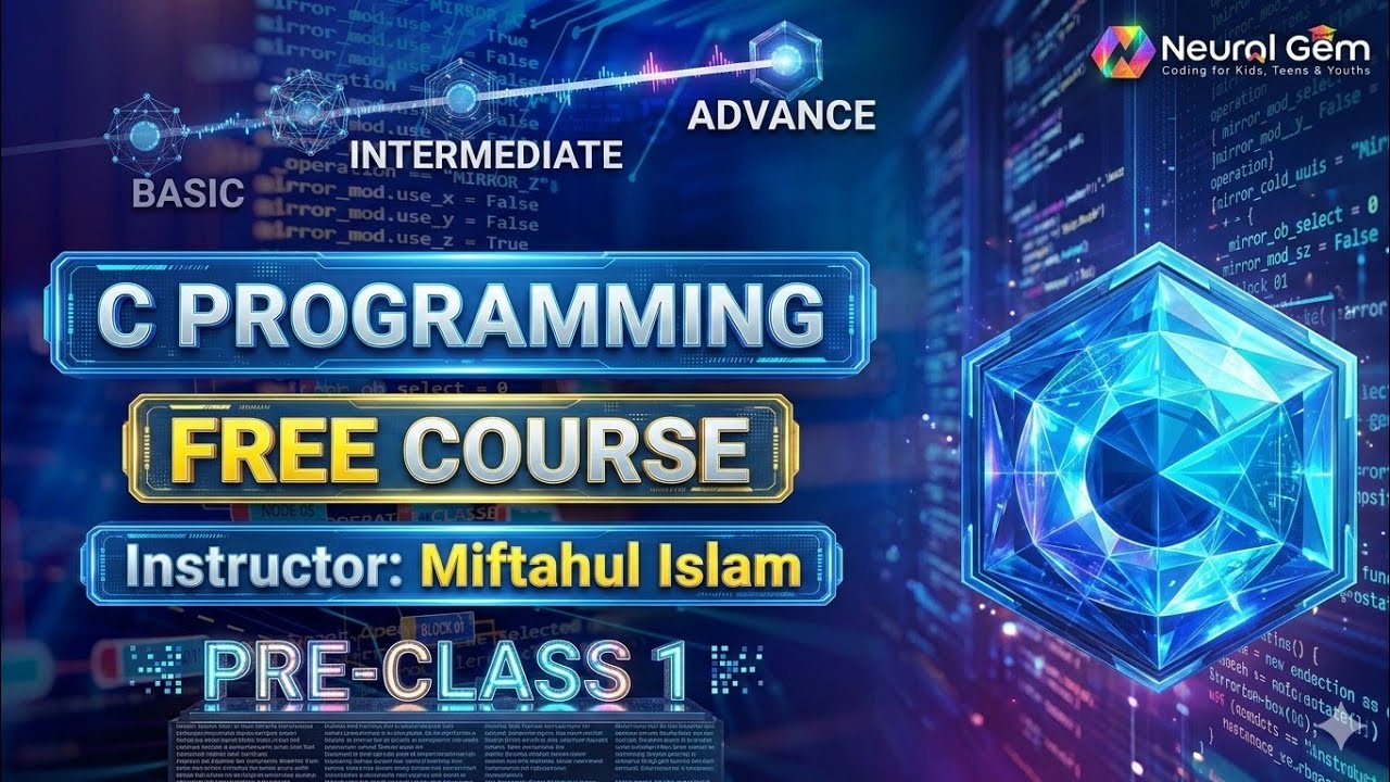 [C Programming] Class 1 - Introduction to Programming and Q&A | Neural Gem